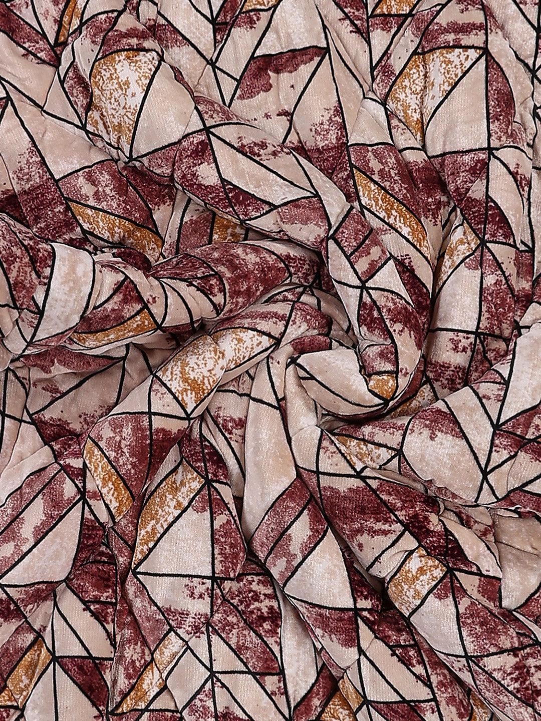 Printed Single Bed 992 GSM Comforter for Winter - (James)