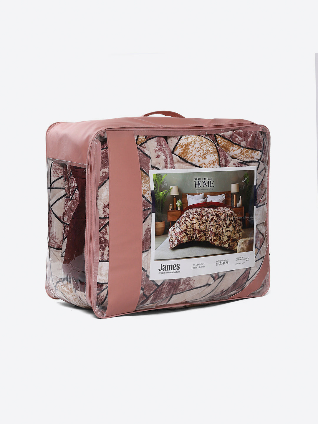 Printed Single Bed 992 GSM Comforter for Winter - (James)