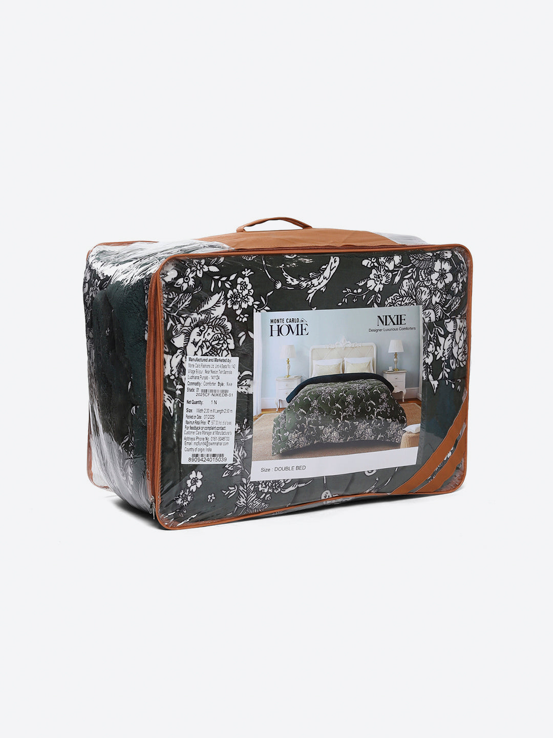 Printed Double Bed 870 GSM Comforter for Winter - (Nixie)