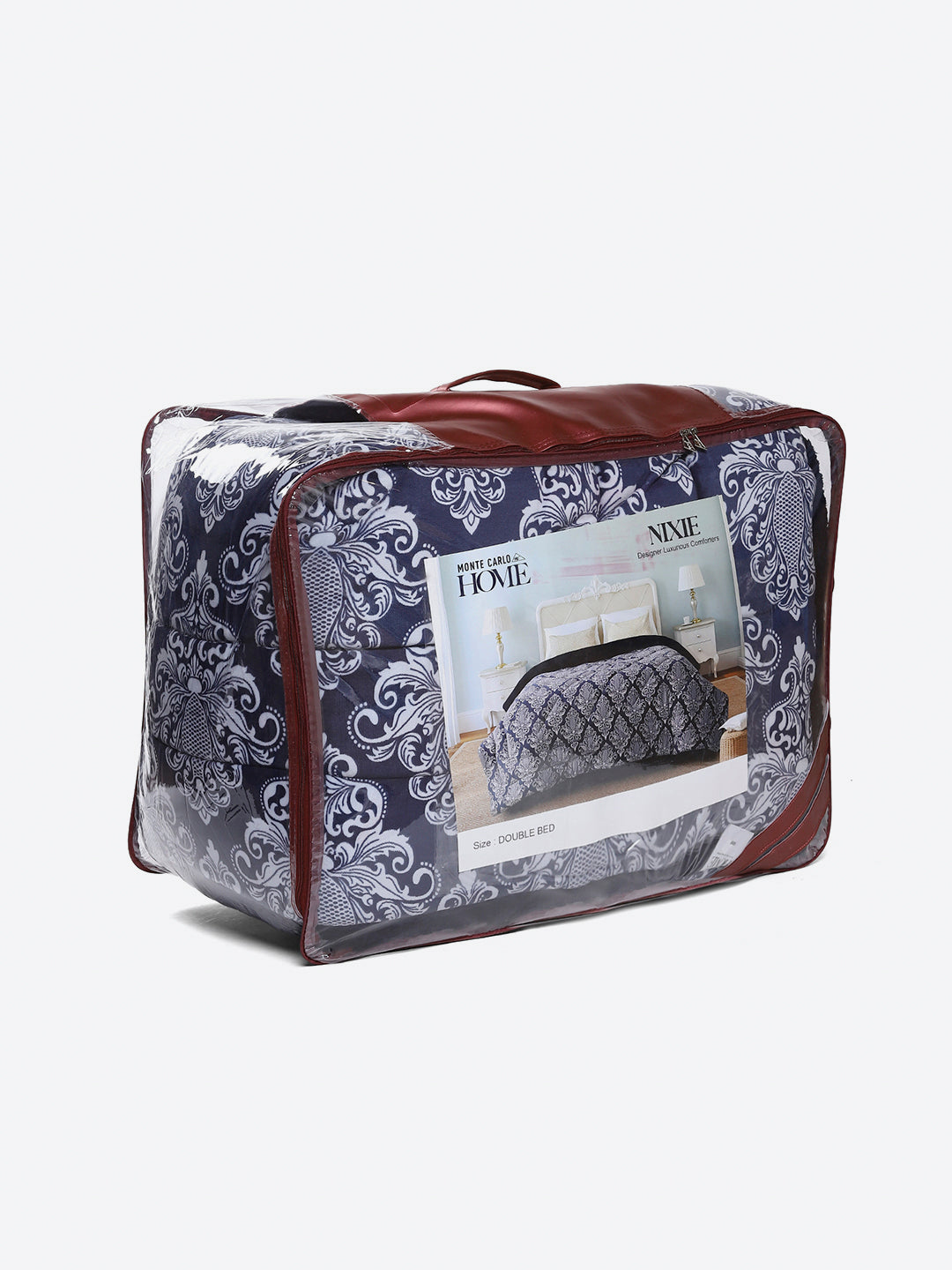 Printed Double Bed 210 GSM Comforter for Mild Winter (Nixie), Weight 729 gm