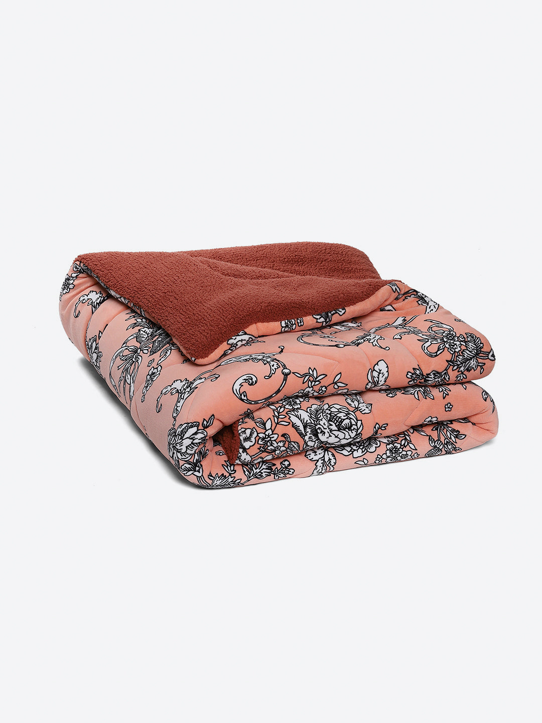 Printed Single Bed 1114 GSM Comforter for Winter - (Nixie)