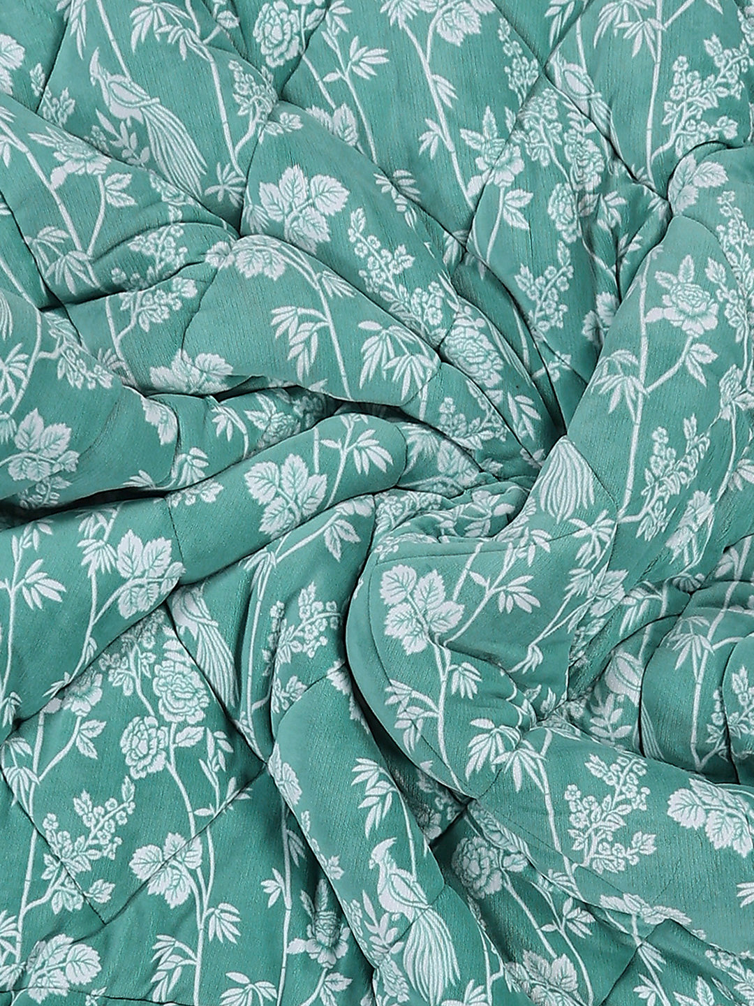 Printed Single Bed 1114 GSM Comforter for Winter - (Nixie)