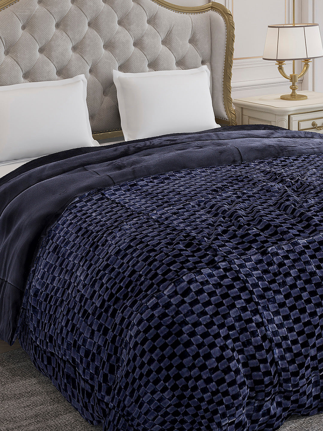 Printed Double Bed 1061 GSM Comforter for Winter - (Peterburg)