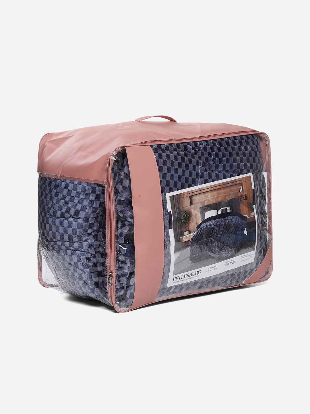 Printed Double Bed 1061 GSM Comforter for Winter - (Peterburg)