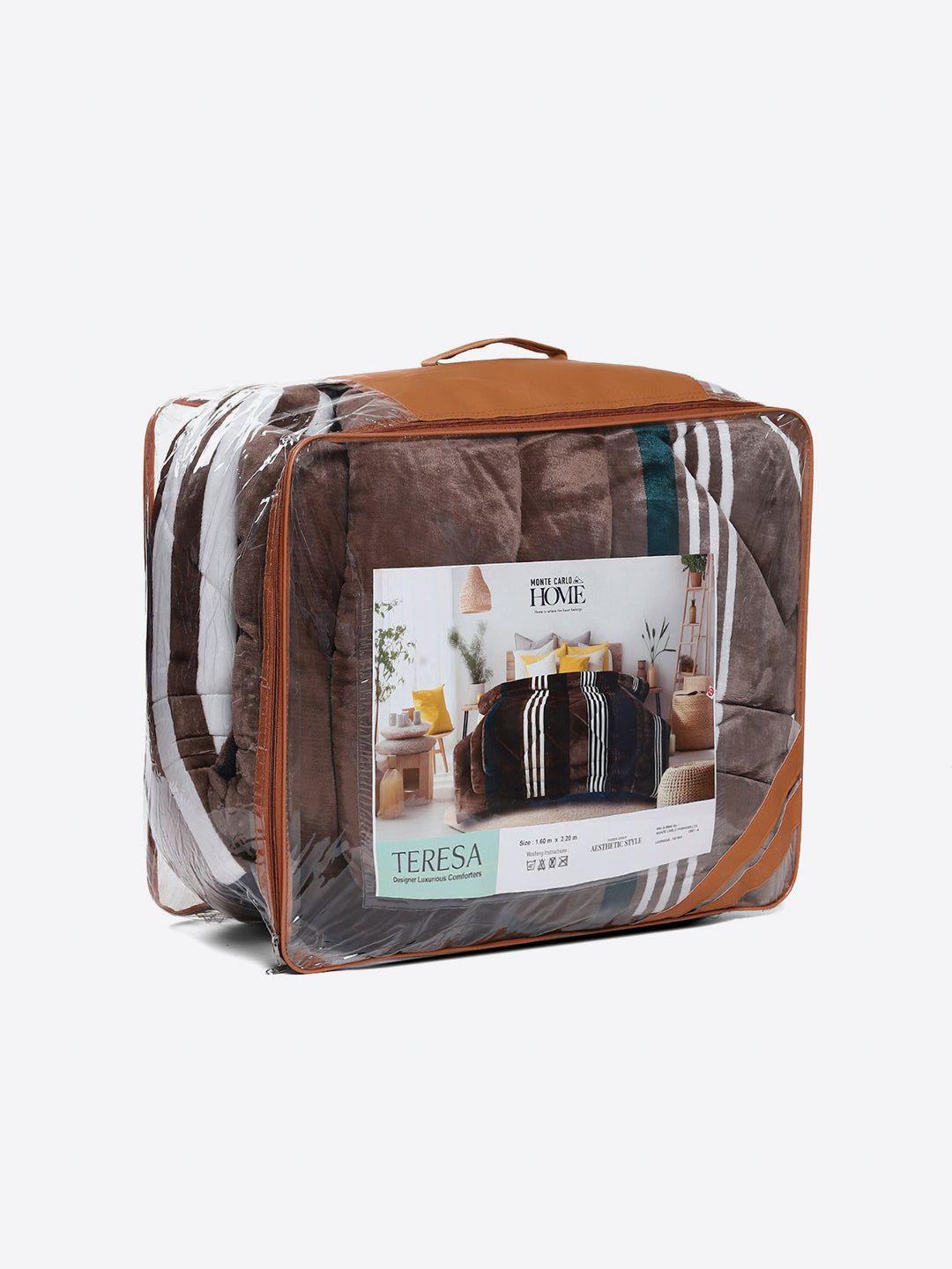 Printed Single Bed 966 GSM Comforter for Winter - (Teresa)