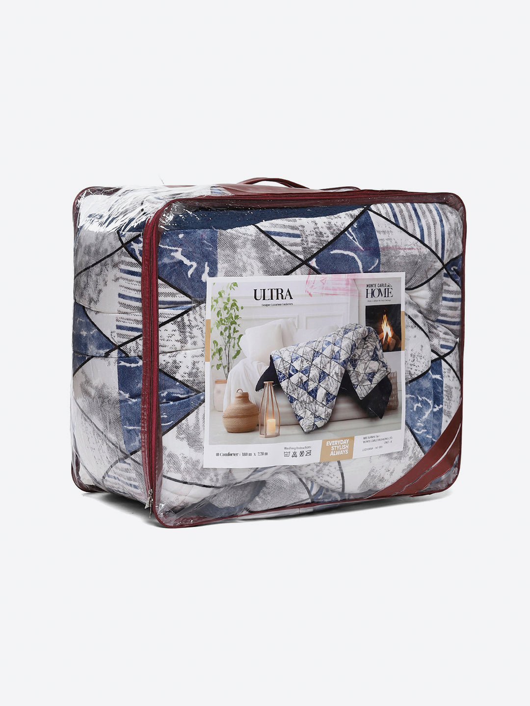 Printed Single Bed 1023 GSM Comforter for Winter - (Ultra)