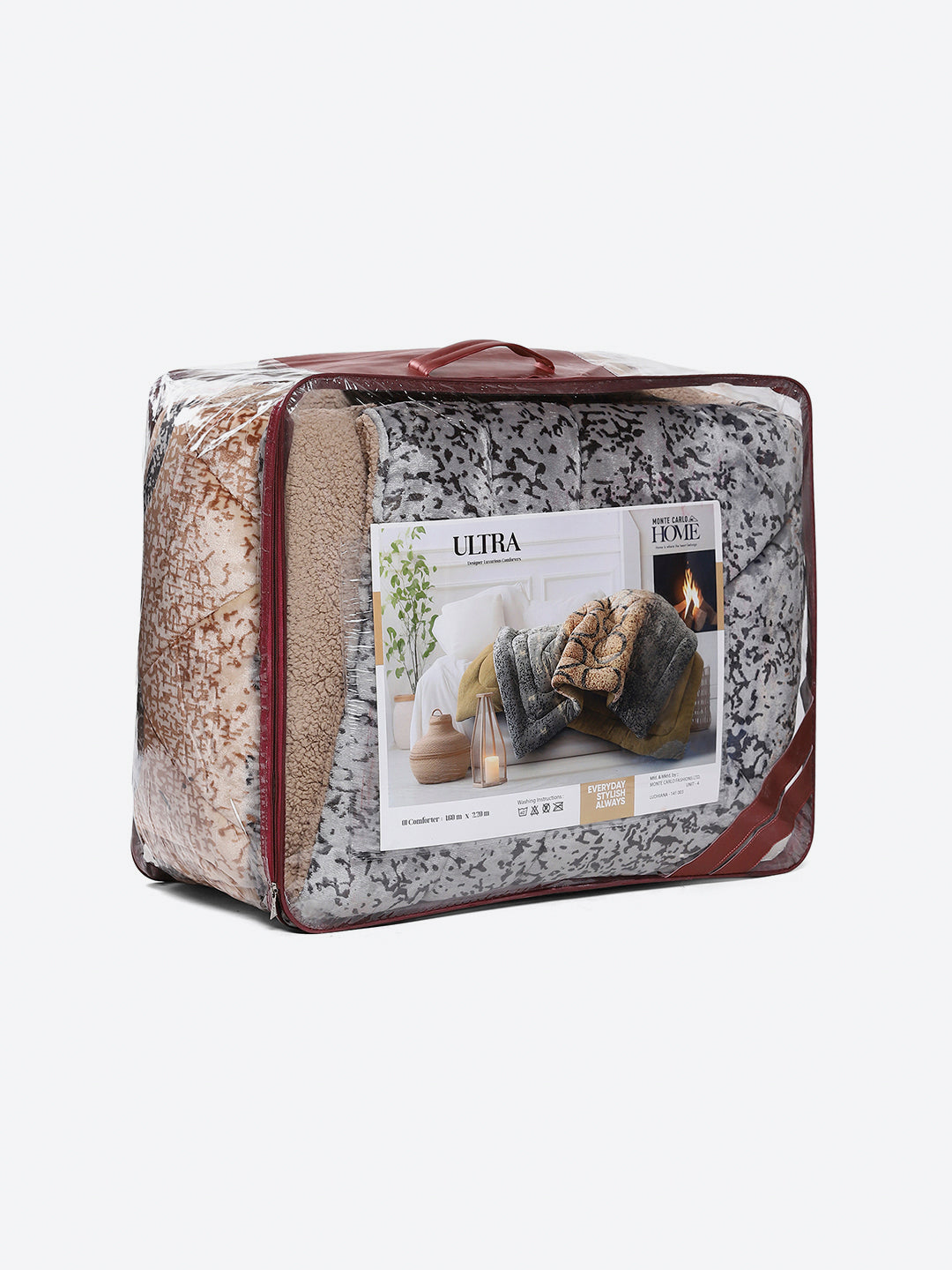 Printed Single Bed 1023 GSM Comforter for Winter - (Ultra)