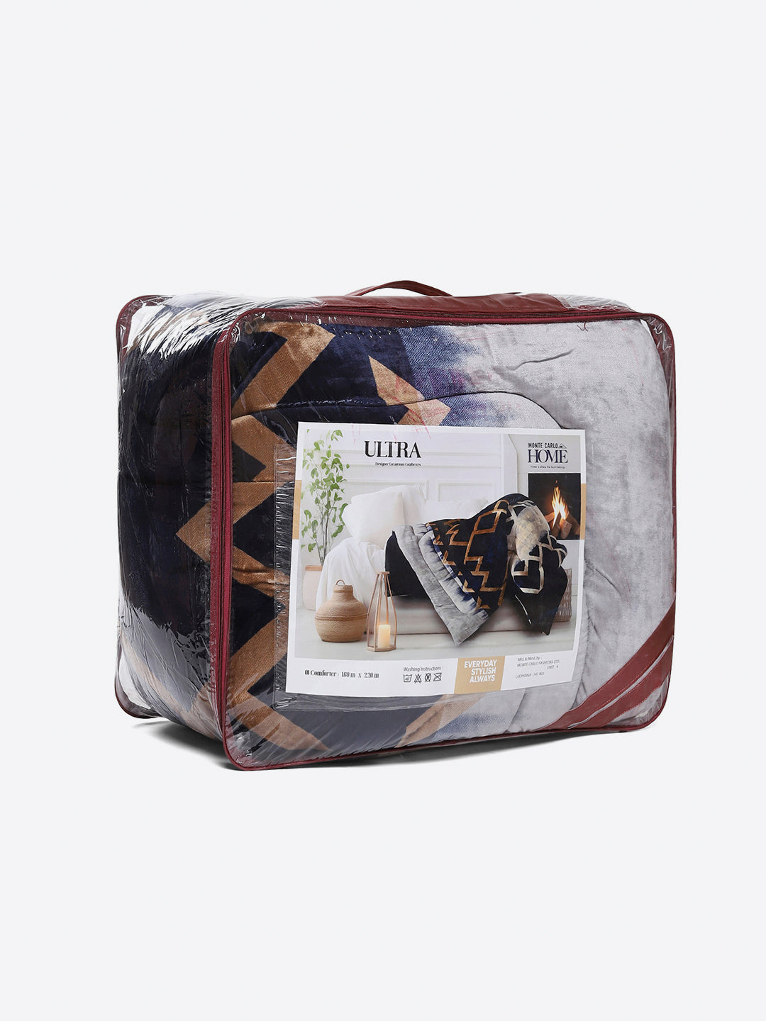 Printed Single Bed 1023 GSM Comforter for Winter - (Ultra)