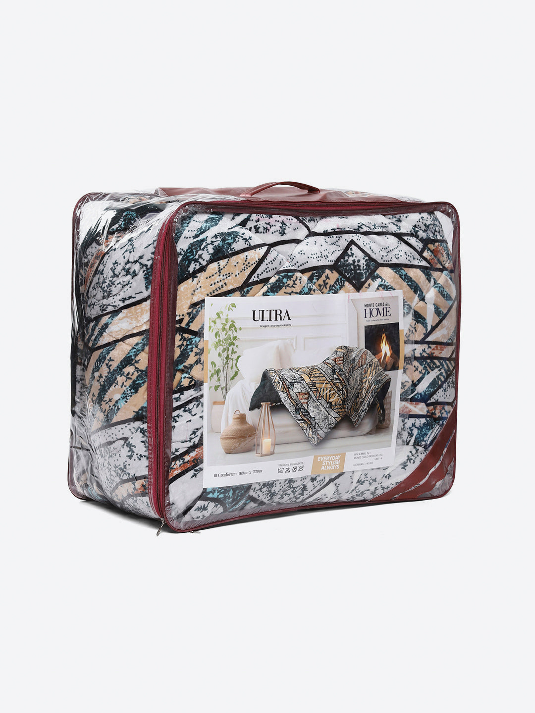 Printed Single Bed 1023 GSM Comforter for Winter - (Ultra)