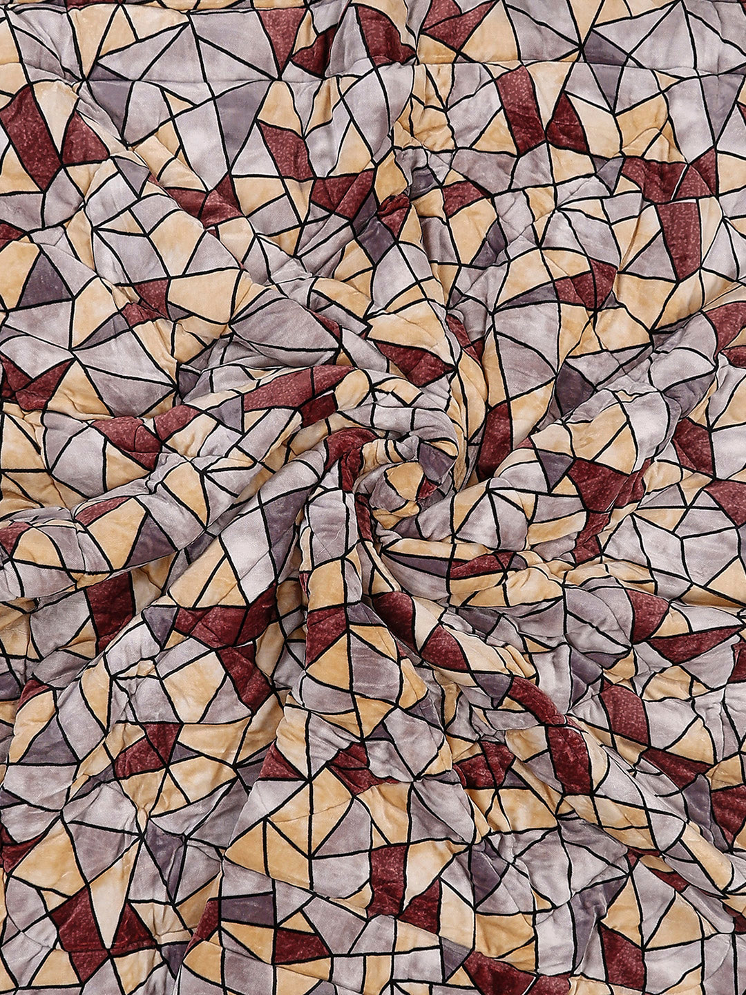 Printed Double Bed 1009 GSM Comforter for Winter - (Wild Beauty)