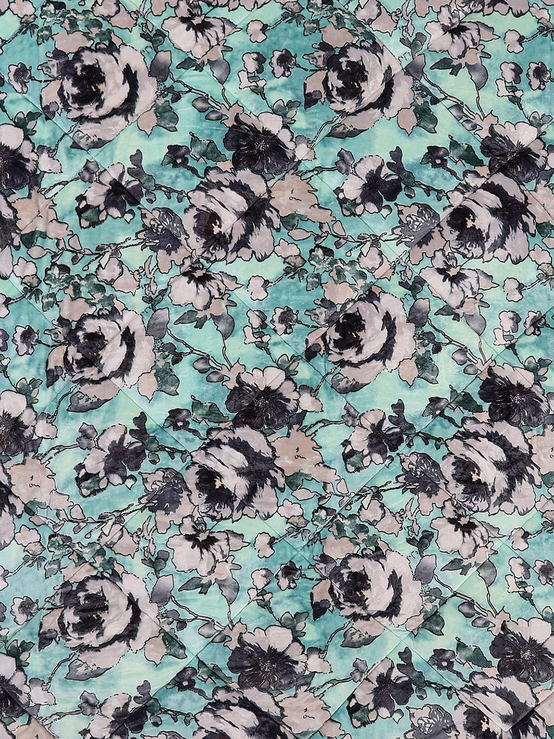 Printed Double Bed 1009 GSM Comforter for Winter - (Wild Beauty)