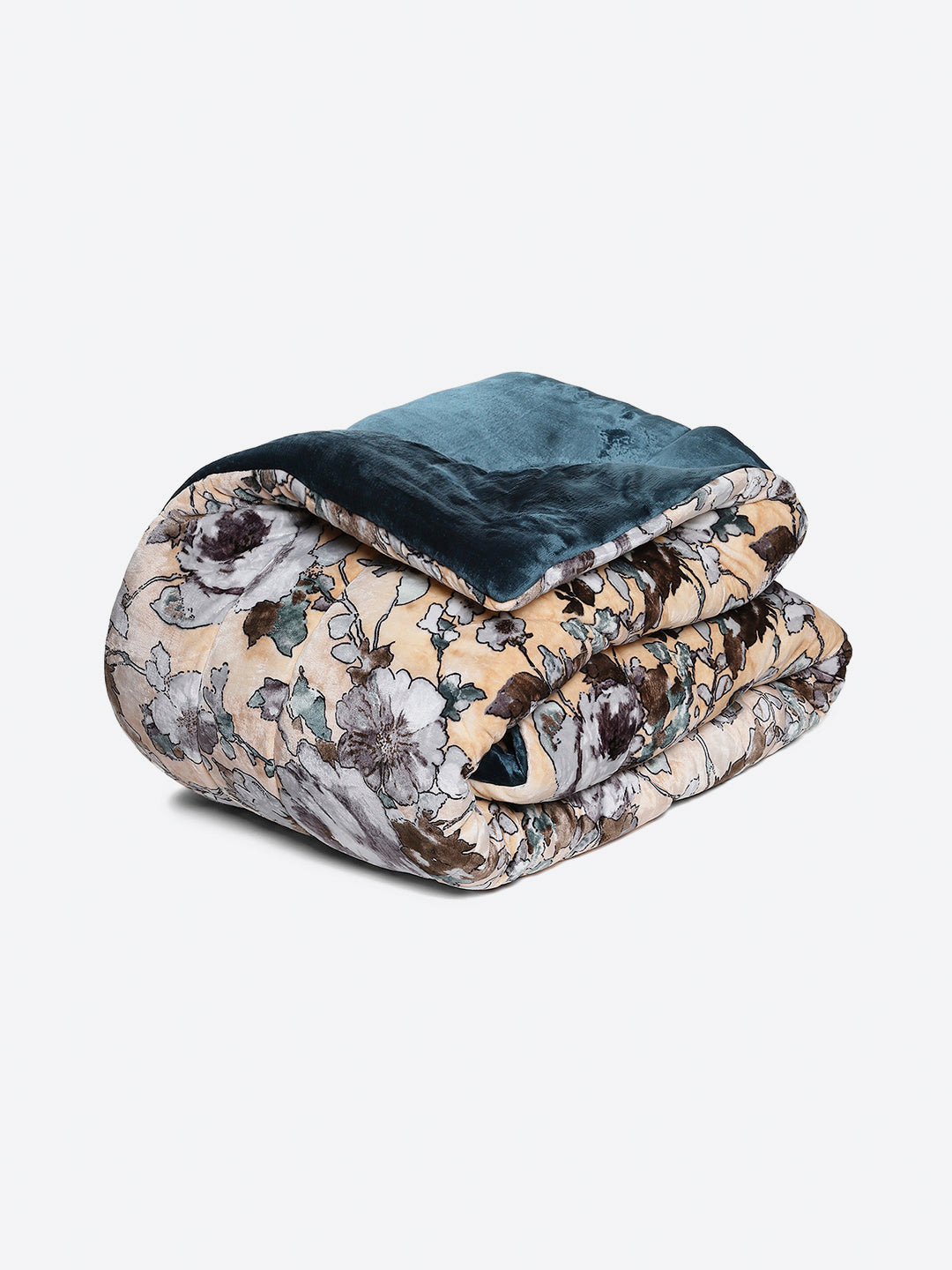 Printed Double Bed 233 GSM Comforter for Mild Winter (Beauty), Weight 855 gm