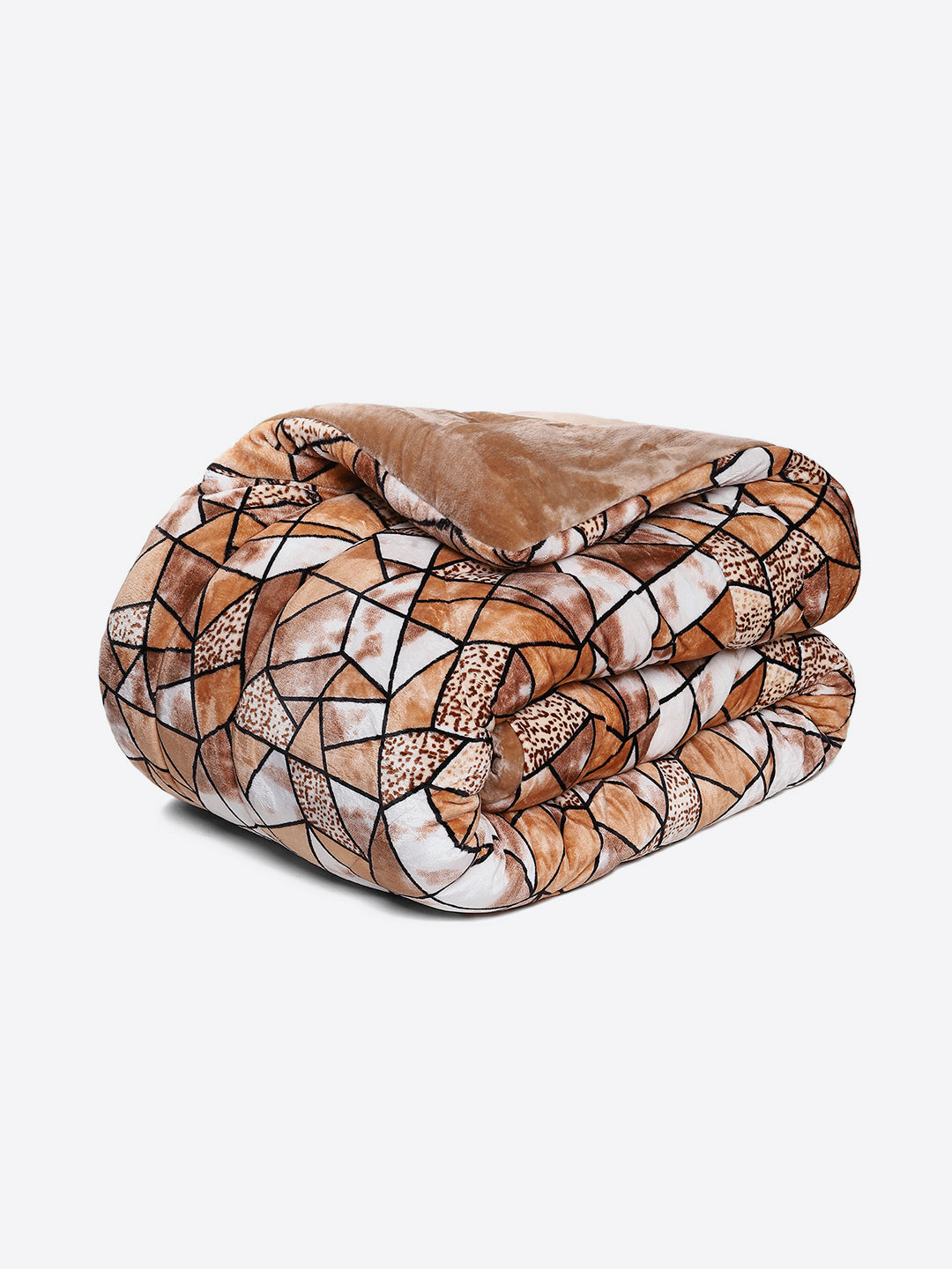 Printed Double Bed 233 GSM Comforter for Mild Winter (Beauty), Weight 855 gm