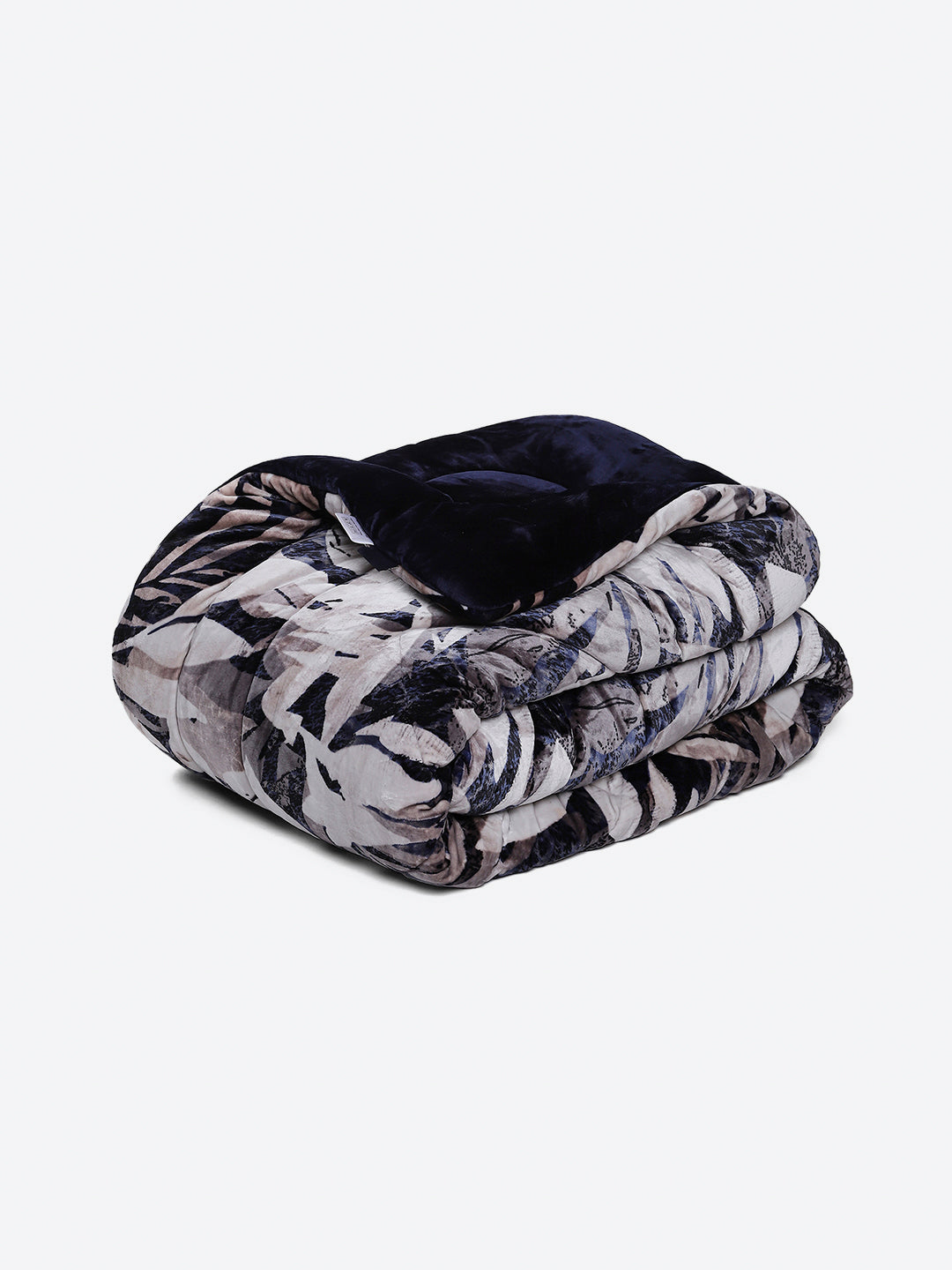 Printed Double Bed 1061 GSM Comforter for Winter - (Wisdom Gold)