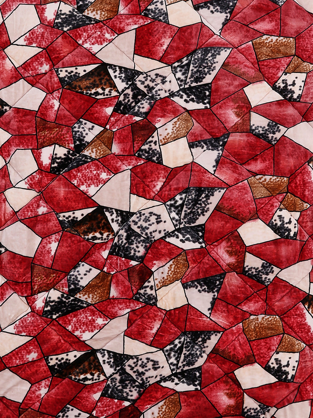 Printed Double Bed 1061 GSM Comforter for Winter - (Wisdom Gold)