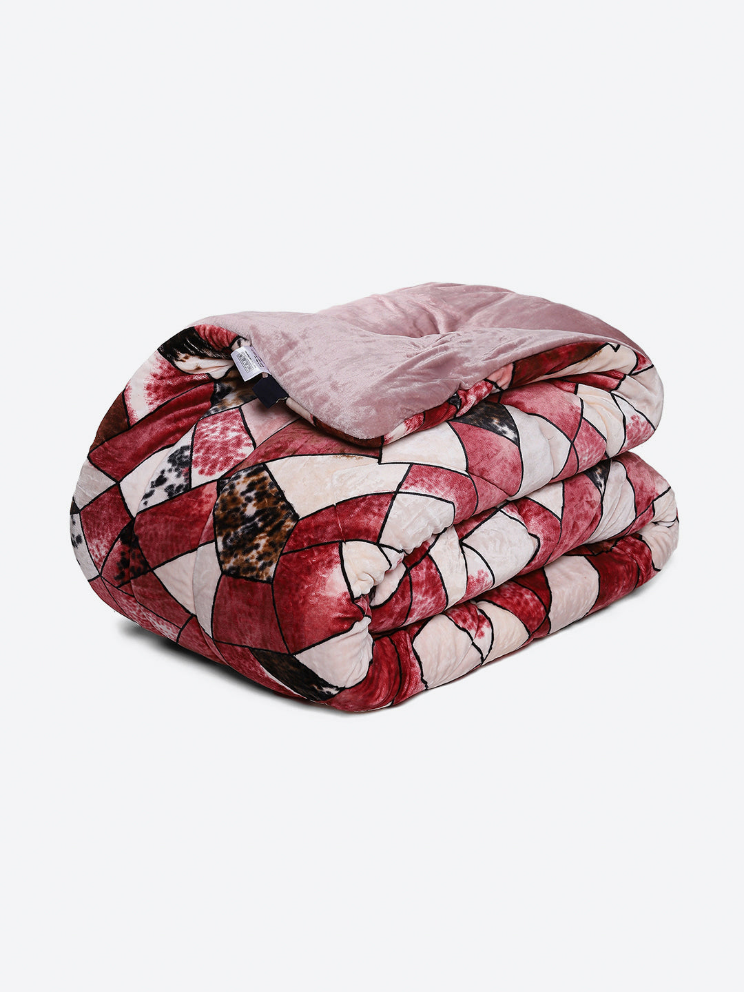 Printed Double Bed 1061 GSM Comforter for Winter - (Wisdom Gold)