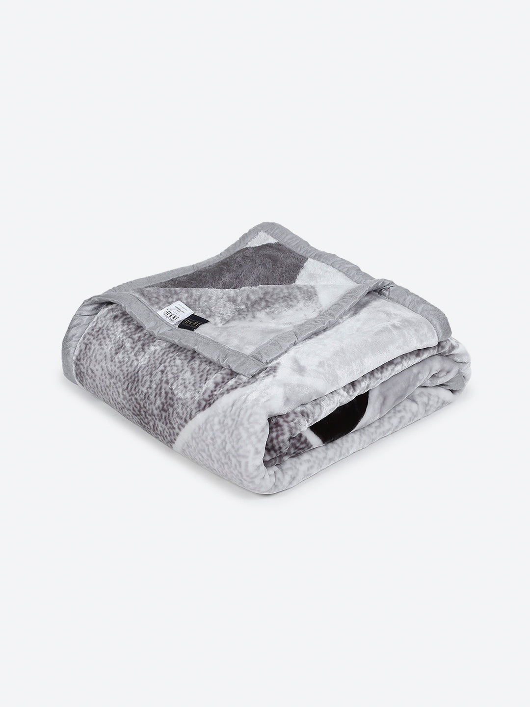 Printed Double Bed 1 Ply, 606 GSM Blanket for Mild Winter - (Denny PVC)