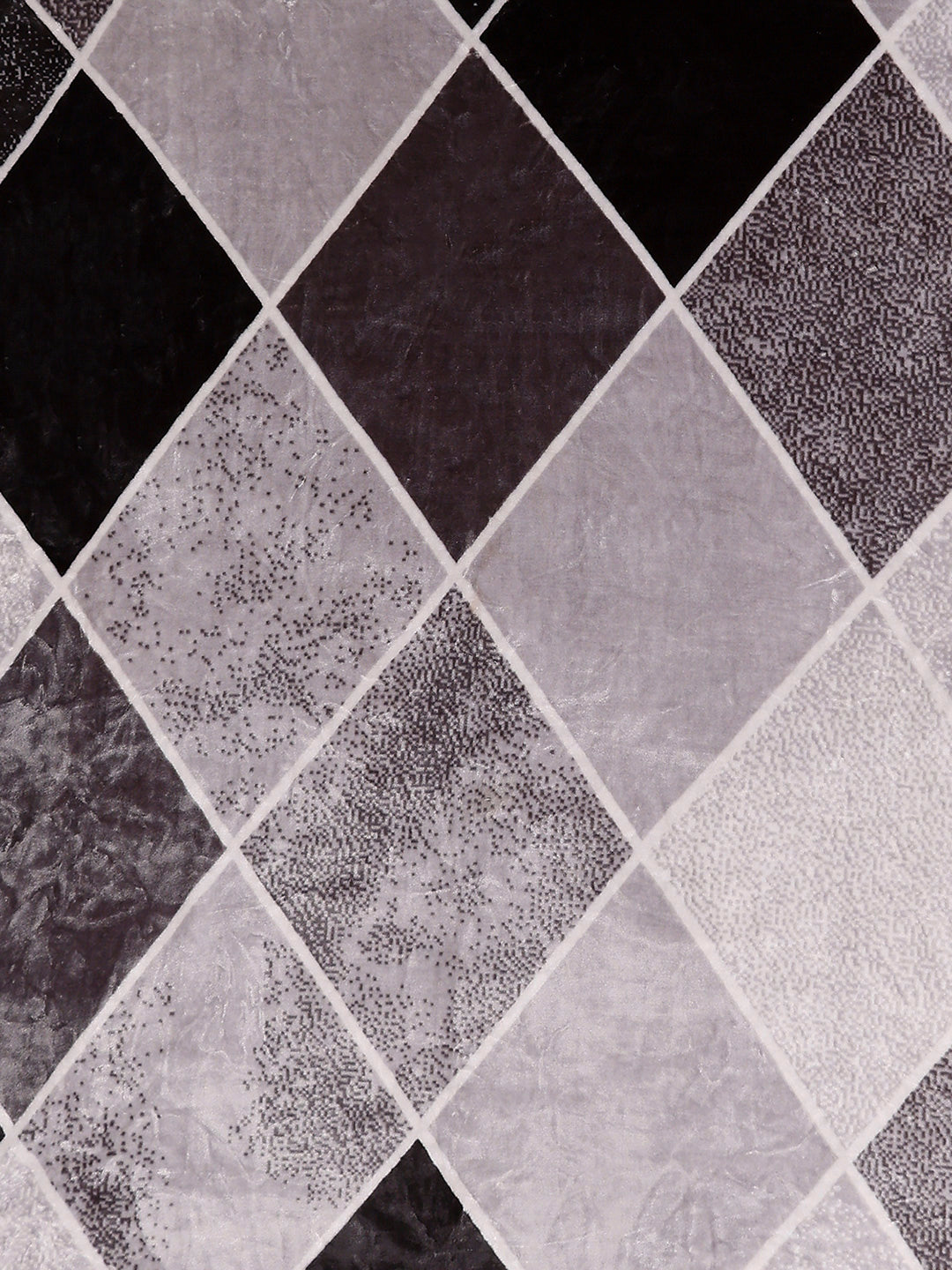 Printed Double Bed 1 Ply, 606 GSM Blanket for Mild Winter - (Denny PVC)