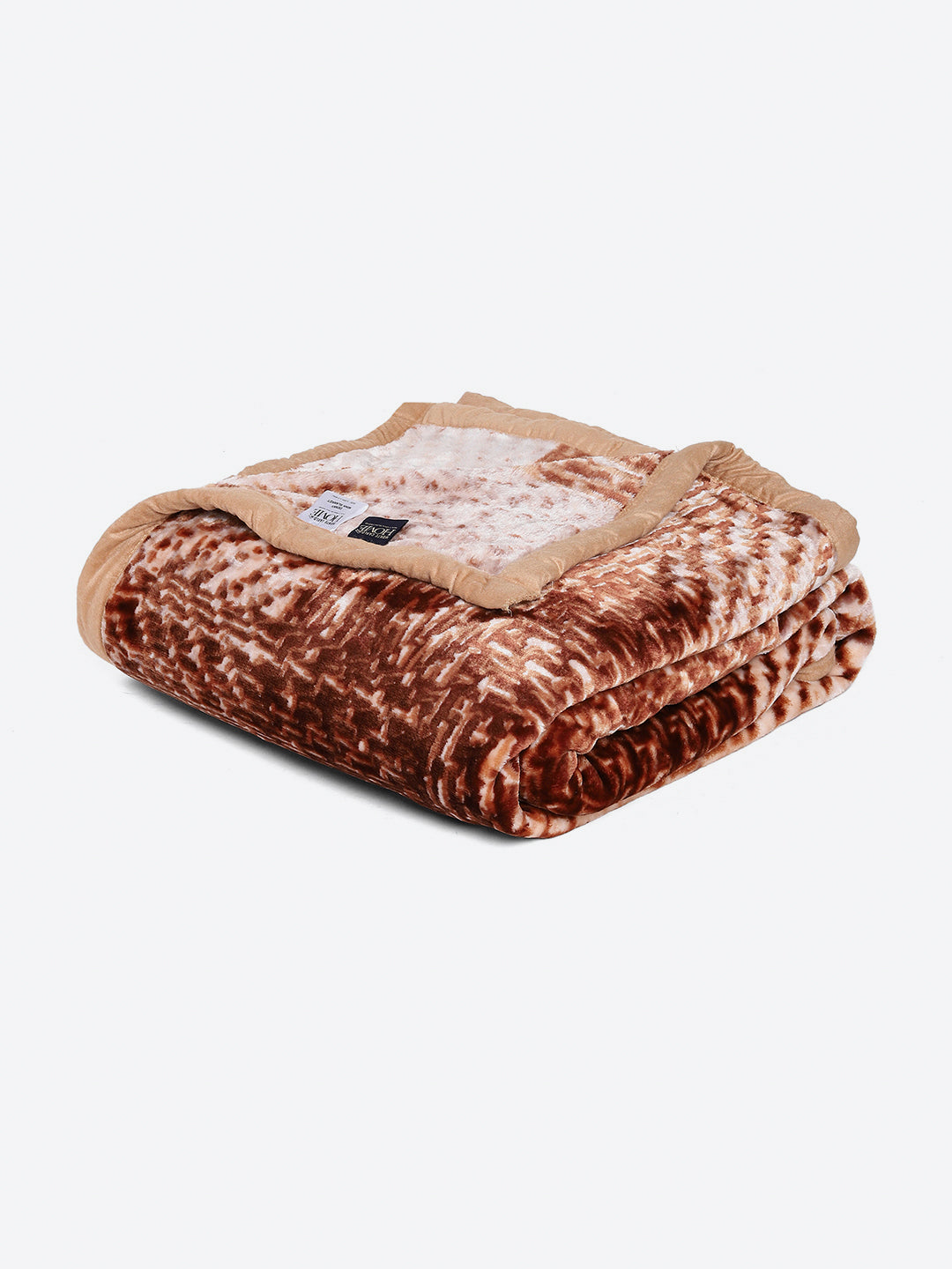 Printed Double Bed 1 Ply, 606 GSM Blanket for Winter - (Denny PVC)