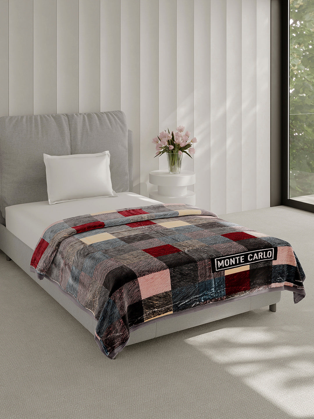 Printed Single Bed 2 Ply, 597 GSM Blanket for Heavy Winter - (Everest Plus)