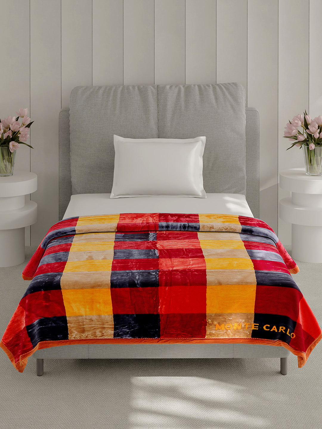 Printed Single Bed 2 Ply, 597 GSM Blanket for Heavy Winter - (Everest Plus)
