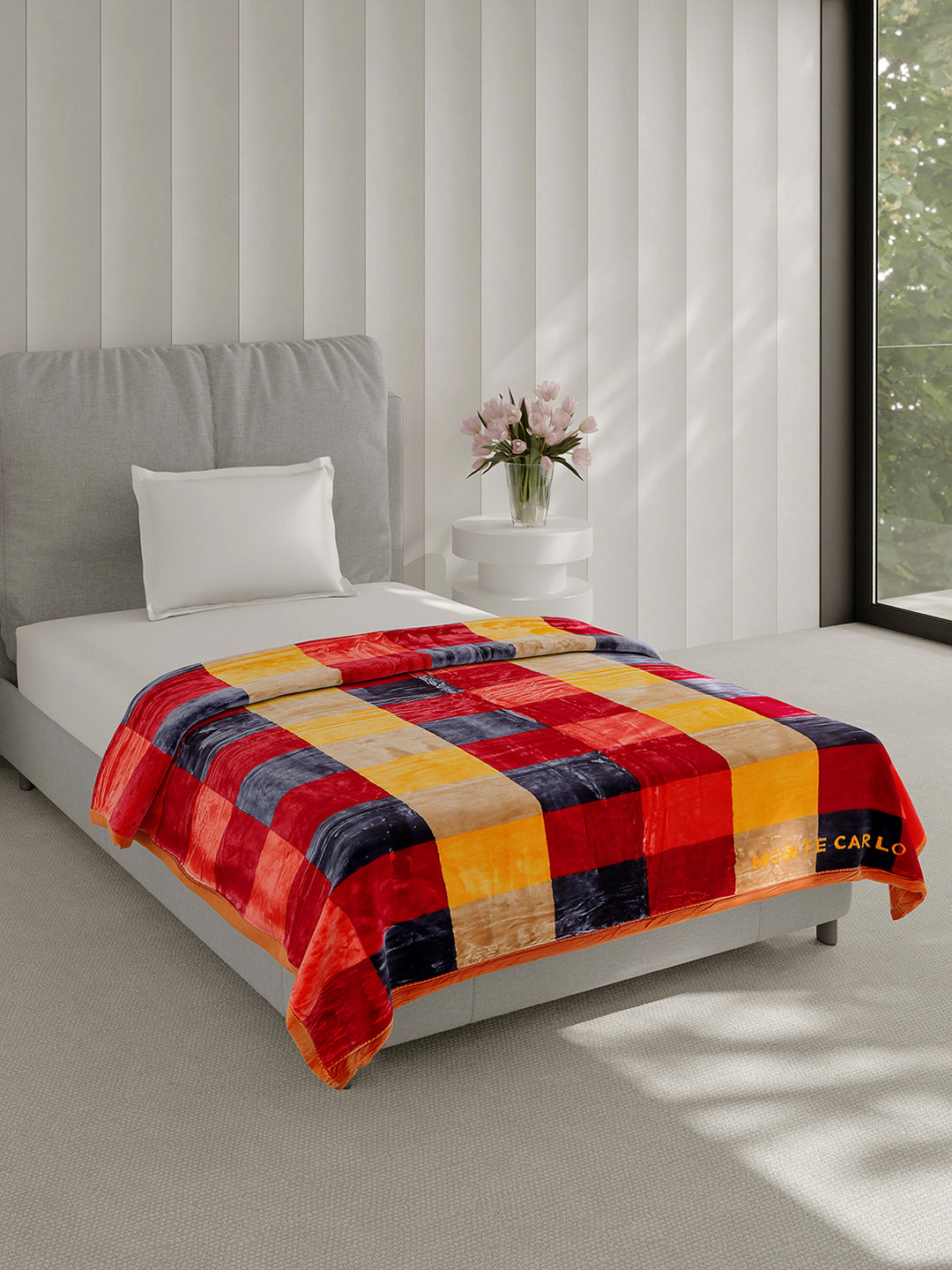 Printed Single Bed 2 Ply, 597 GSM Blanket for Heavy Winter - (Everest Plus)
