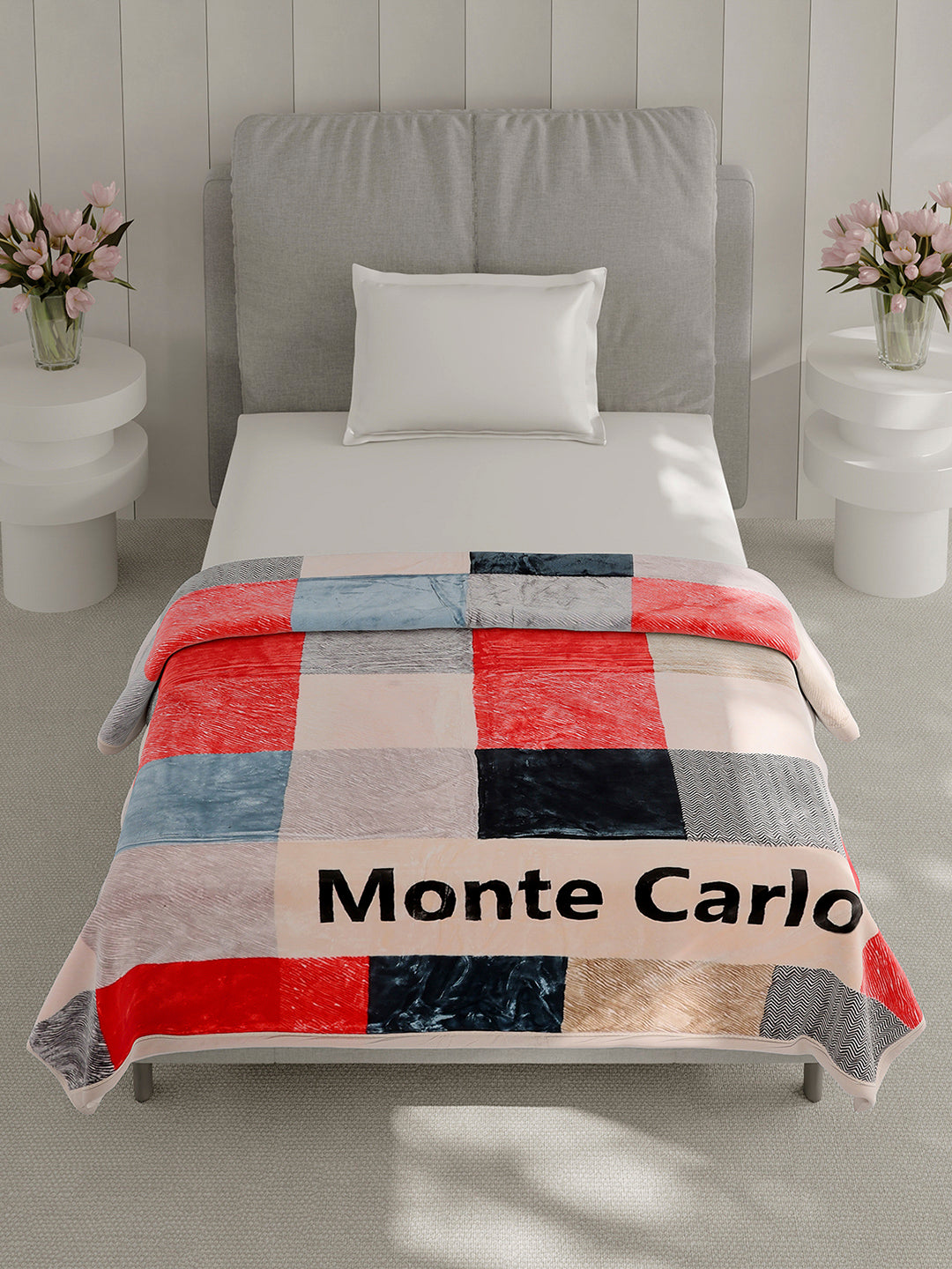 Printed Single Bed 2 Ply, 597 GSM Blanket for Heavy Winter - (Everest Plus)
