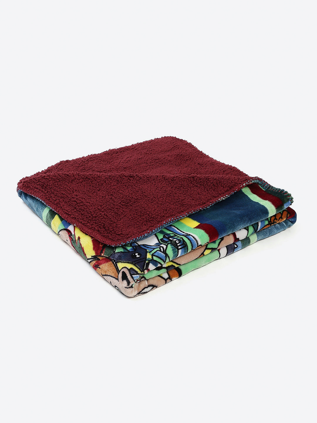 Printed Baby Blanket 2 Ply, 550 GSM, Weight 0.48 kg (Fairy Tale)