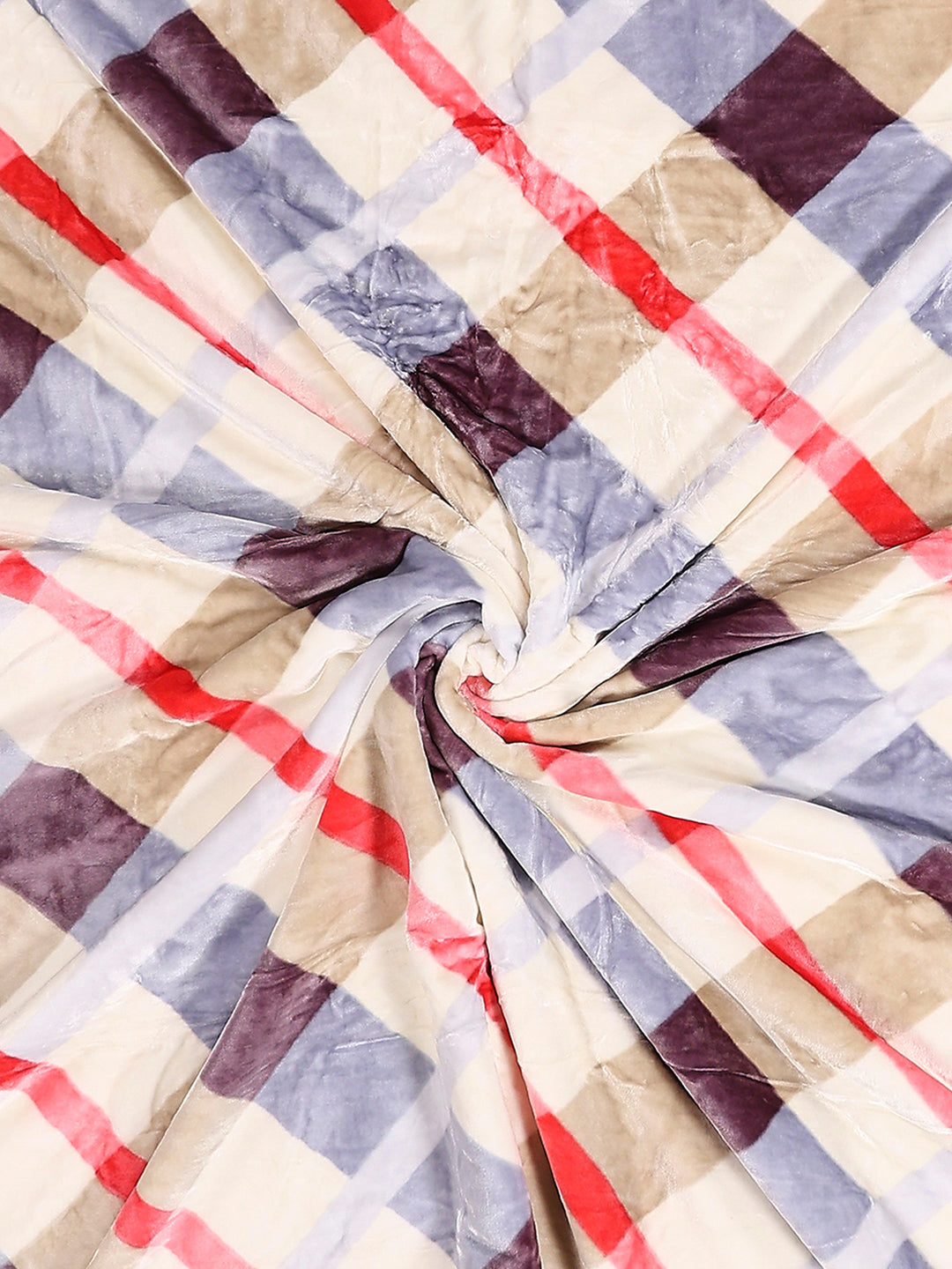 Printed Double Bed 3 Ply, 720 GSM Blanket for Heavy Winter - (Gala Glow)