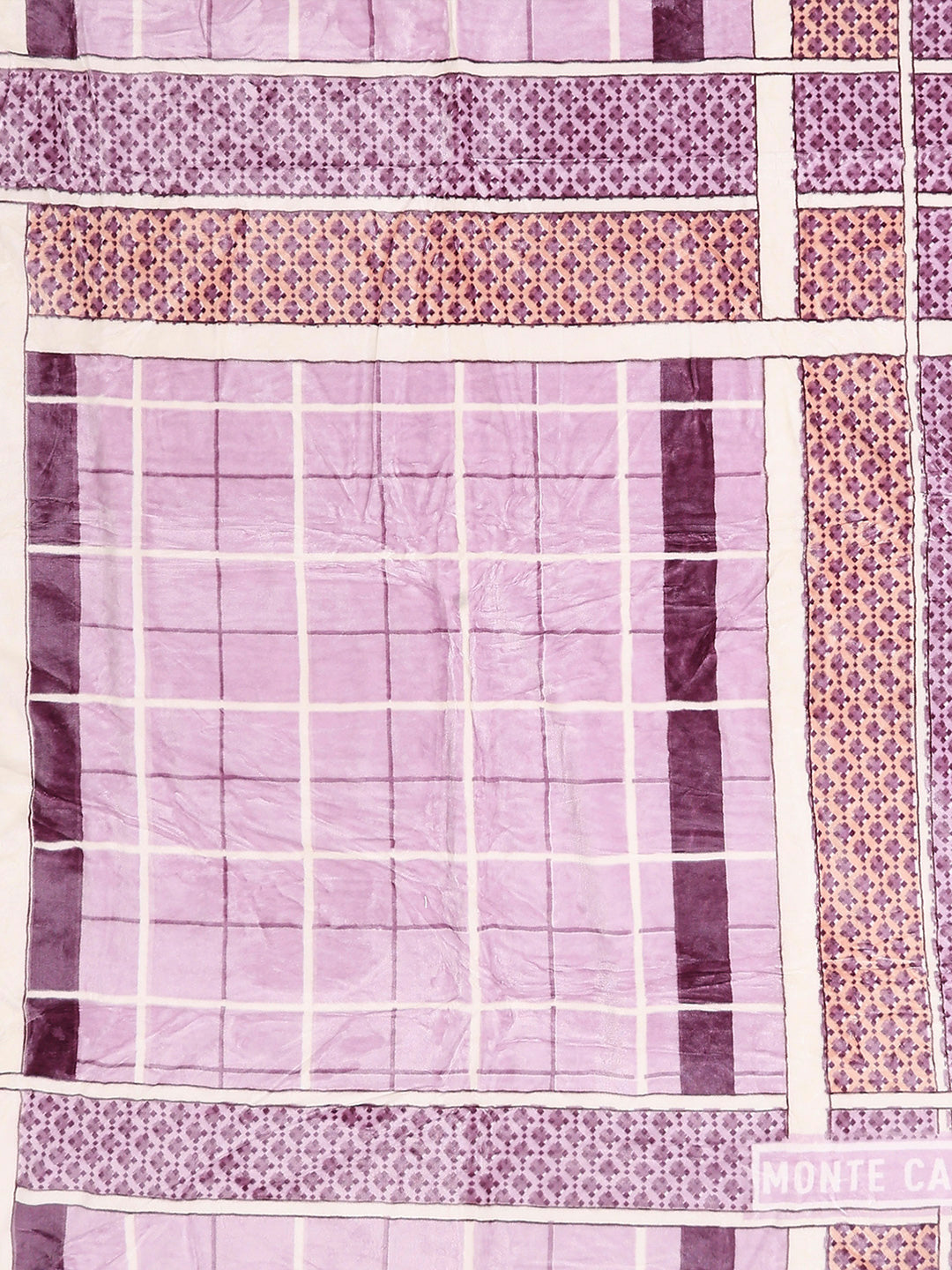 Printed Double Bed 3 Ply, 720 GSM Blanket for Heavy Winter - (Gala Glow)