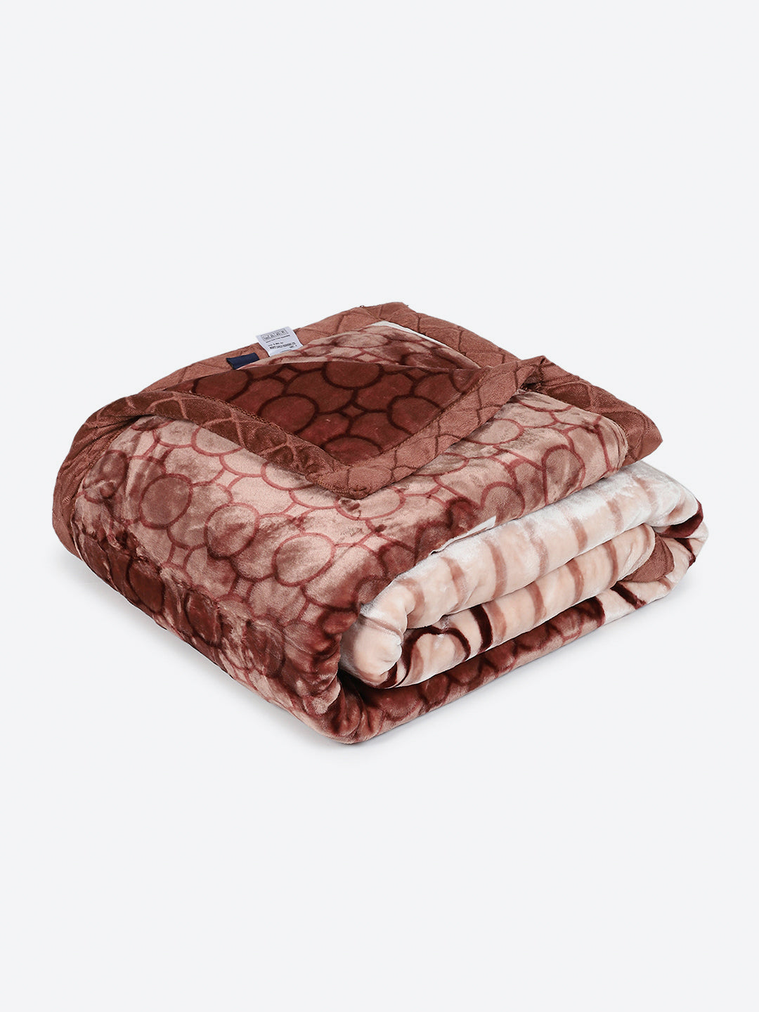 Printed Double Bed 3 Ply, 720 GSM Blanket for Heavy Winter - (Gala Glow)