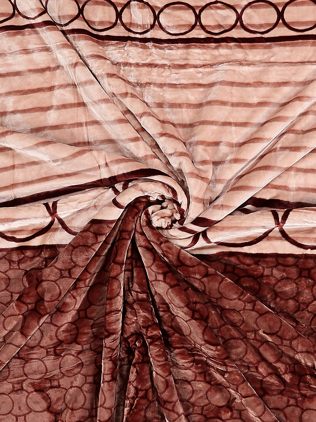 Printed Double Bed 3 Ply, 720 GSM Blanket for Heavy Winter - (Gala Glow)