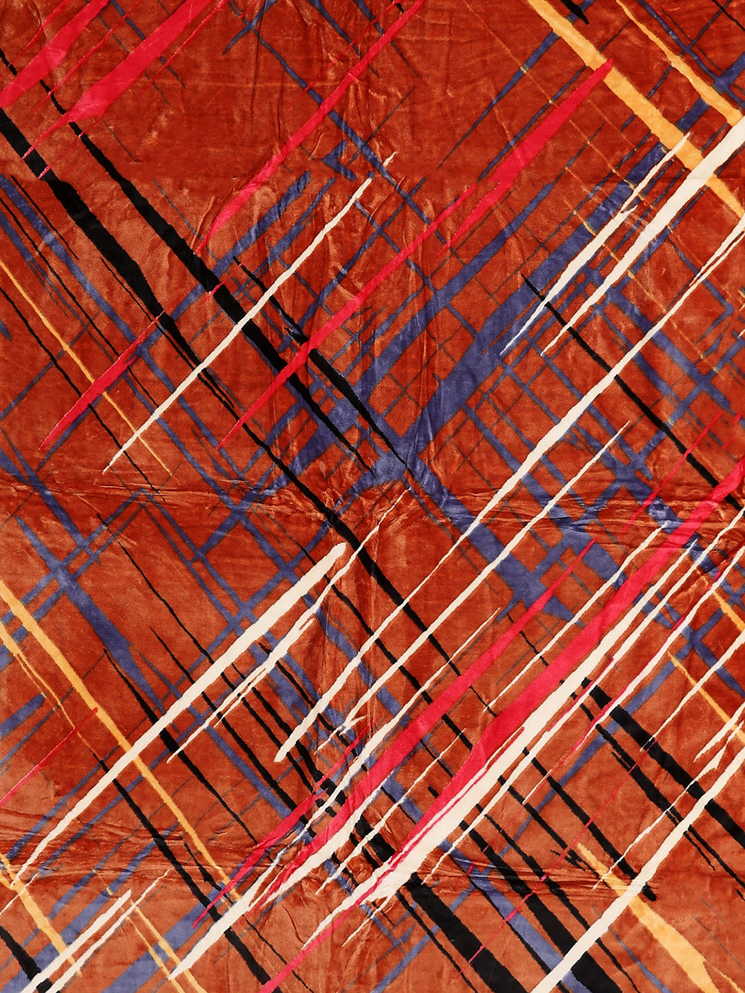 Printed Double Bed 3 Ply, 720 GSM Blanket for Heavy Winter - (Gala Glow)