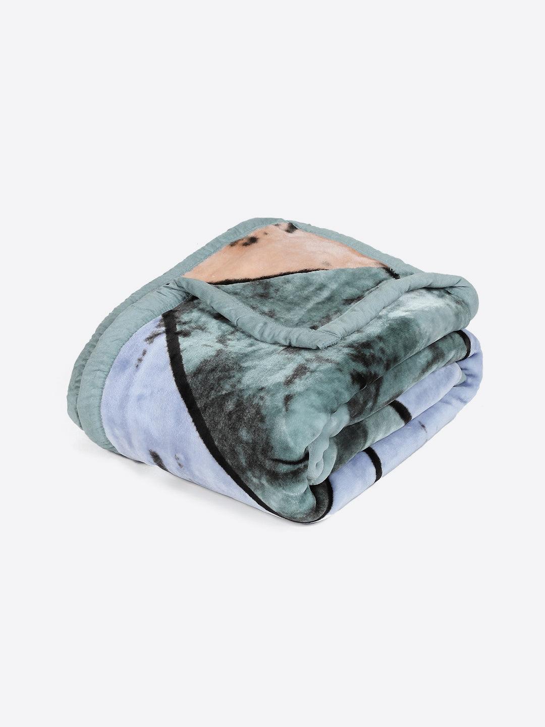 Printed Single Bed 1 Ply, 625 GSM Blanket for Heavy Winter - (Impact Pvc)