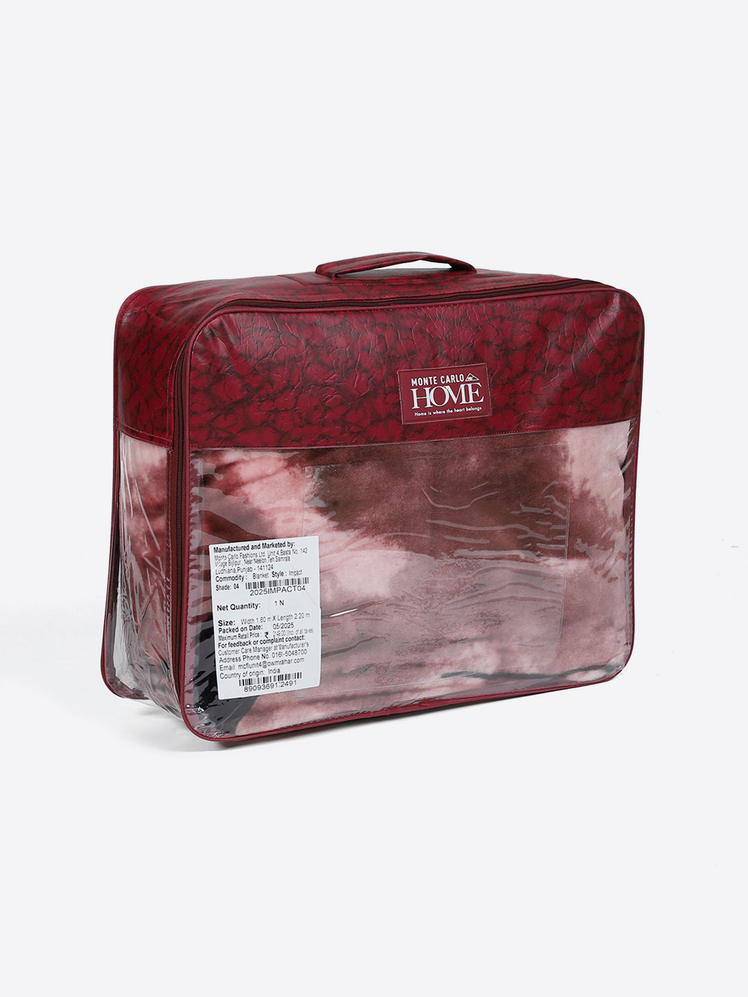 Printed Single Bed 1 Ply, 625 GSM Blanket for Heavy Winter - (Impact Pvc)