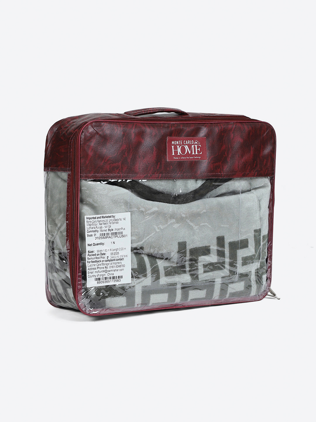 Printed Single Bed 1 Ply, 625 GSM Super Soft Mink Blanket for Mild Winter - (Impact Plus)