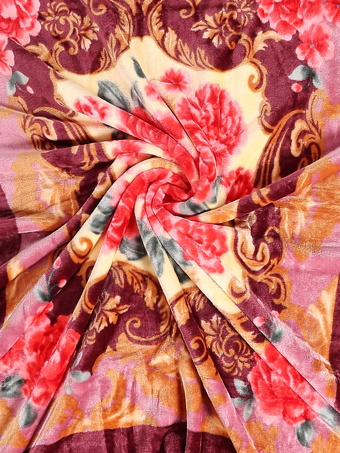 Printed Single Bed 1 Ply, 625 GSM Super Soft Mink Blanket for Mild Winter - (Impact Plus)