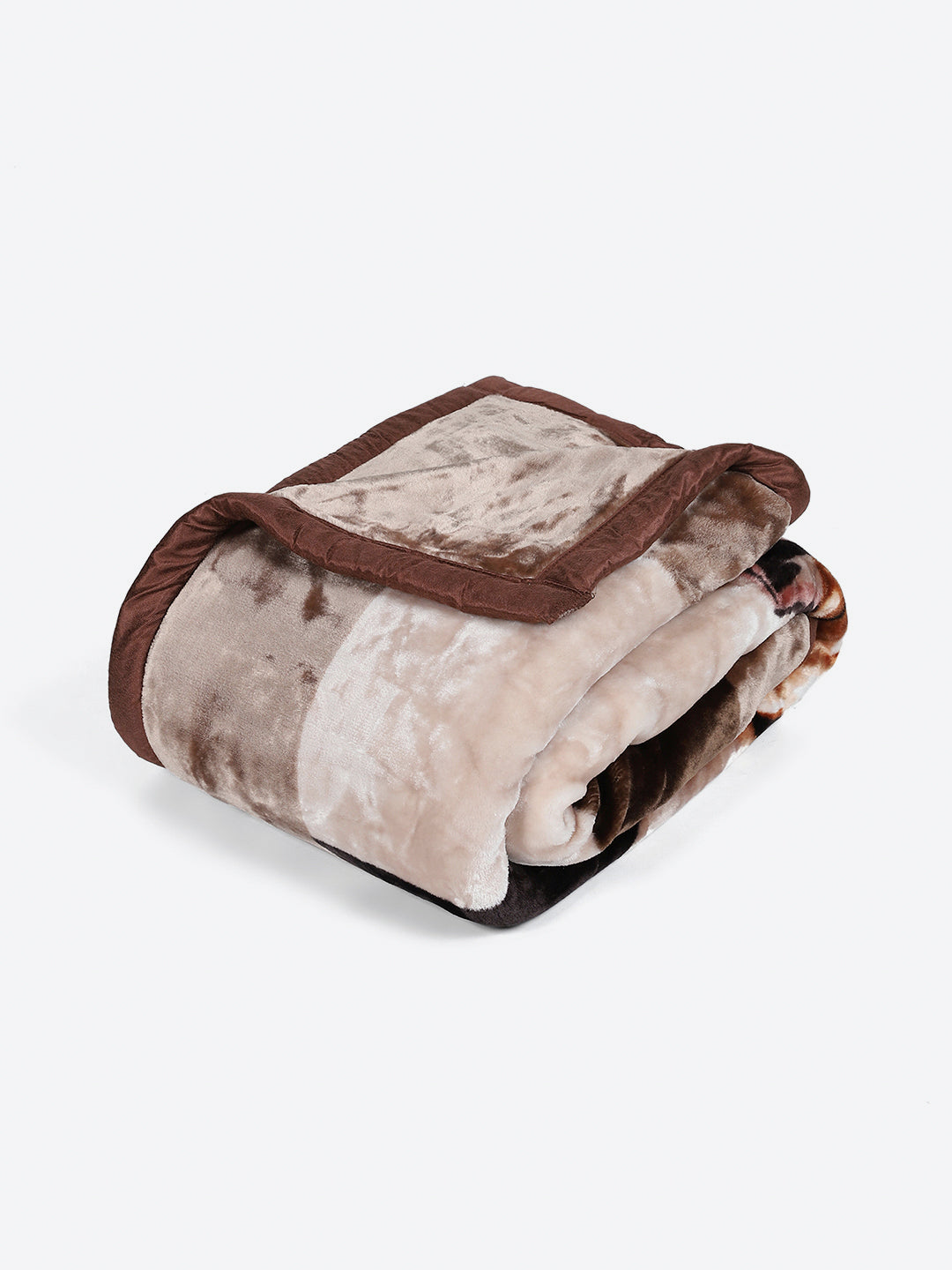 Printed Single Bed 2 Ply, 895 GSM Blanket for Heavy Winter - (Lavish Pvc)