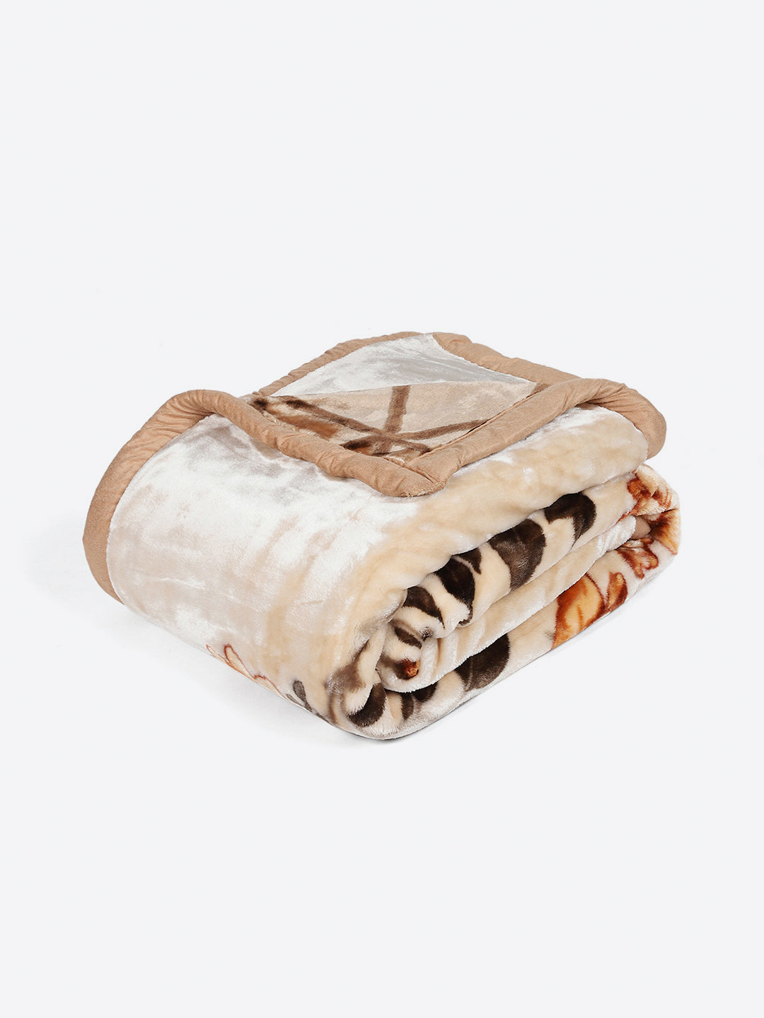 Printed Single Bed 2 Ply, 895 GSM Blanket for Heavy Winter - (Lavish Pvc)