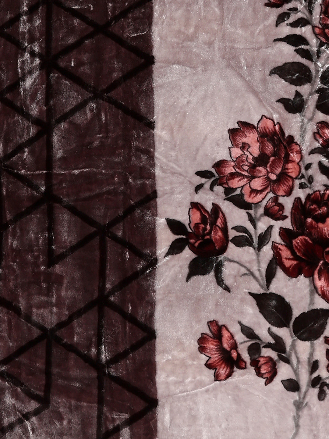 Printed Single Bed 2 Ply, 895 GSM Blanket for Heavy Winter - (Lavish Pvc)