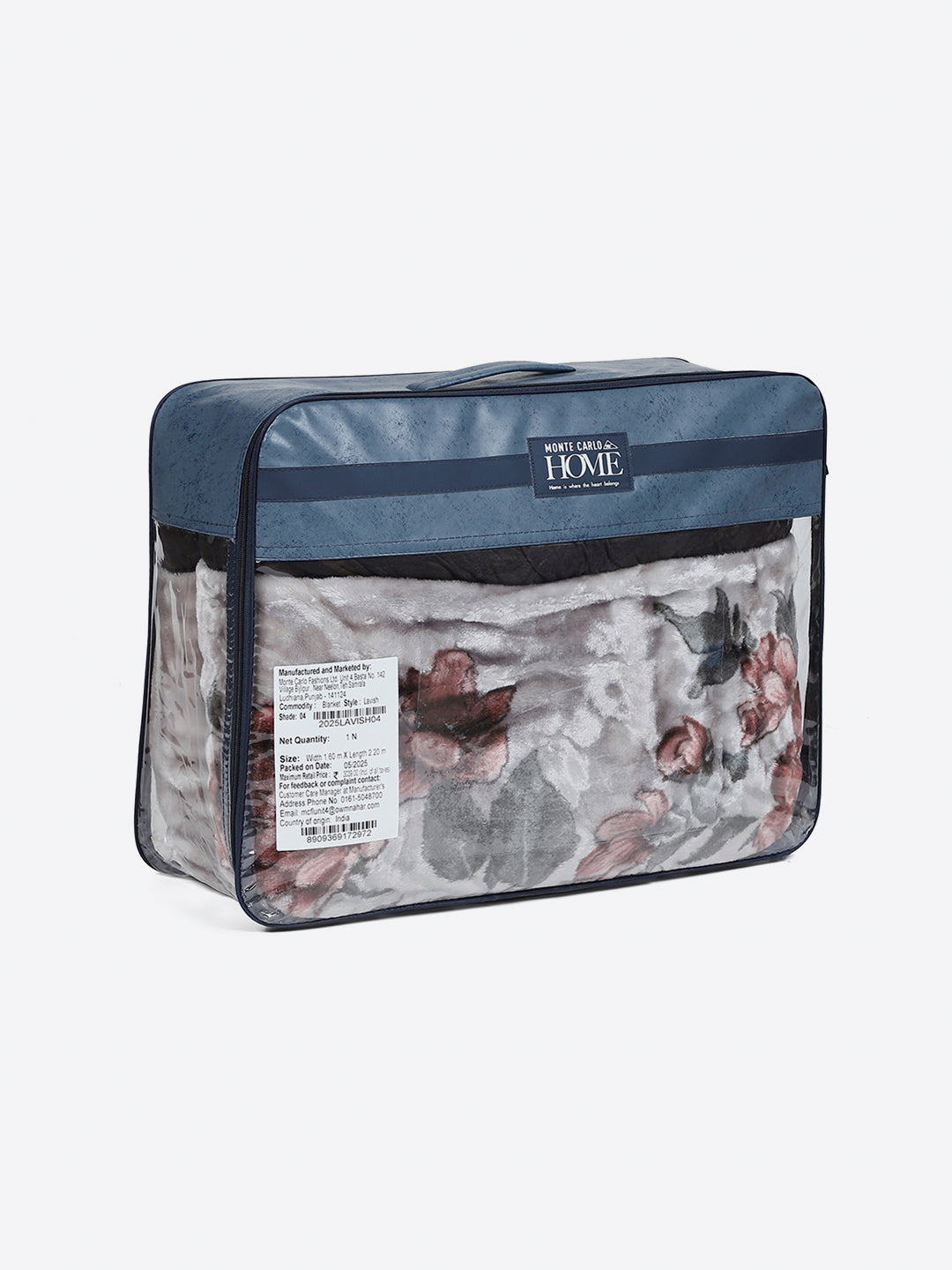 Printed Single Bed 2 Ply, 895 GSM Blanket for Heavy Winter - (Lavish Pvc)