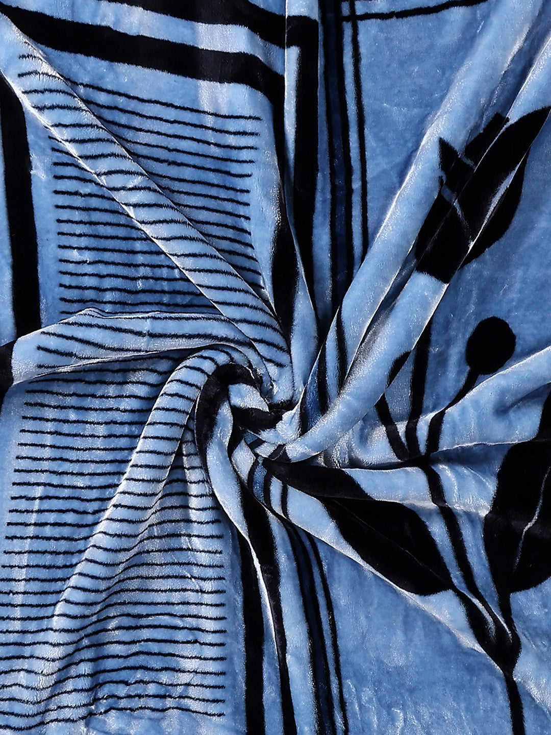 Printed Single Bed 2 Ply, 895 GSM Blanket for Heavy Winter - (Lavish Pvc)