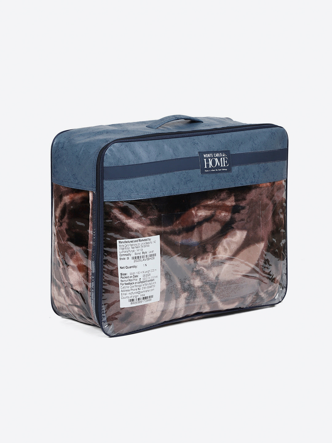 Printed Single Bed 2 Ply, 895 GSM Blanket for Heavy Winter - (Lavish Pvc)