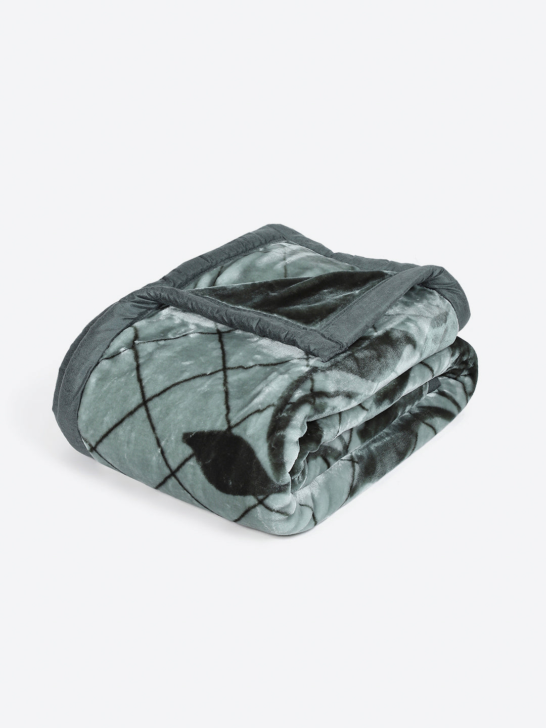 Printed Single Bed 2 Ply, 895 GSM Blanket for Heavy Winter - (Lavish Pvc)