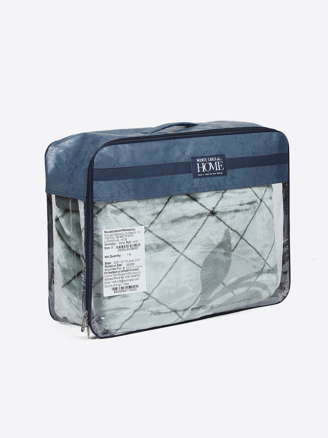 Printed Single Bed 2 Ply, 895 GSM Blanket for Heavy Winter - (Lavish Pvc)