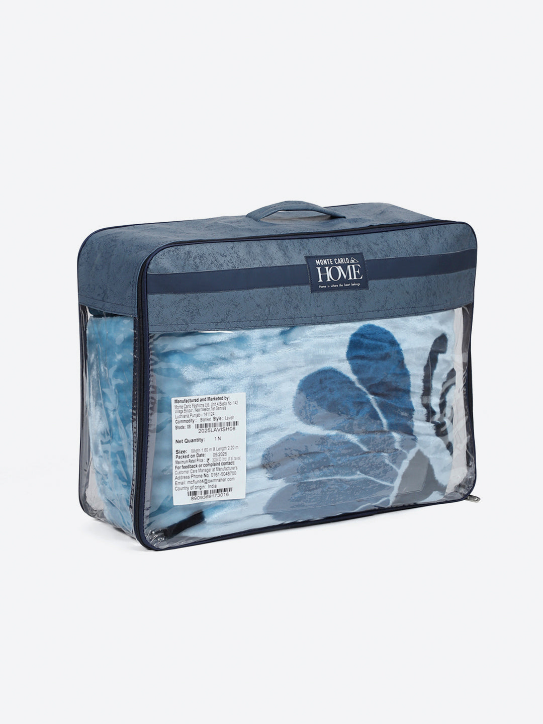 Printed Single Bed 2 Ply, 895 GSM Blanket for Heavy Winter - (Lavish Pvc)