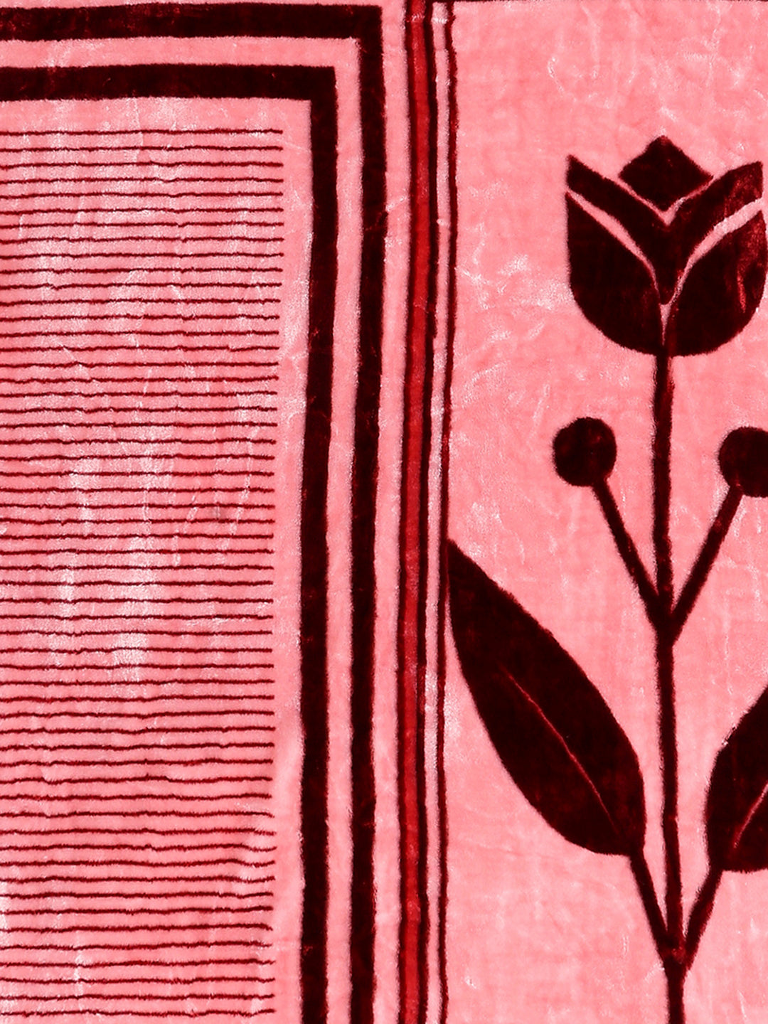 Printed Single Bed 2 Ply, 895 GSM Blanket for Heavy Winter - (Lavish Pvc)