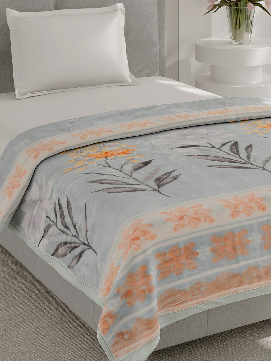 Printed Single Bed 2 Ply, 895 GSM Blanket for Heavy Winter - (Lavish Plus)