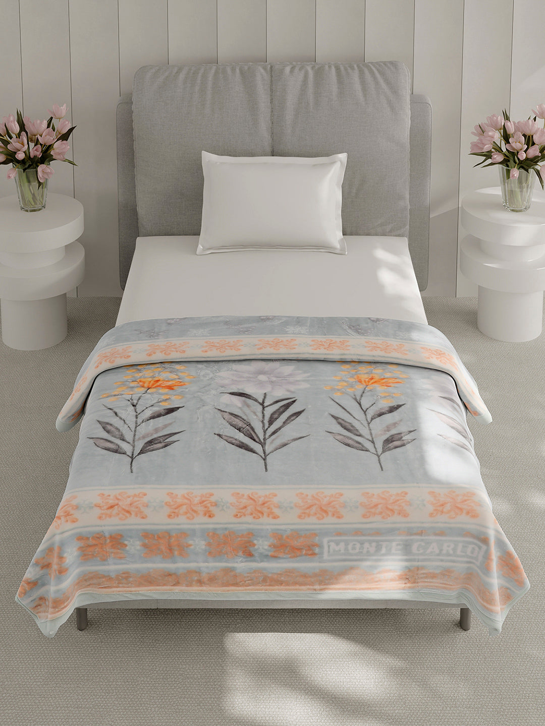 Printed Single Bed 2 Ply, 895 GSM Blanket for Heavy Winter - (Lavish Plus)