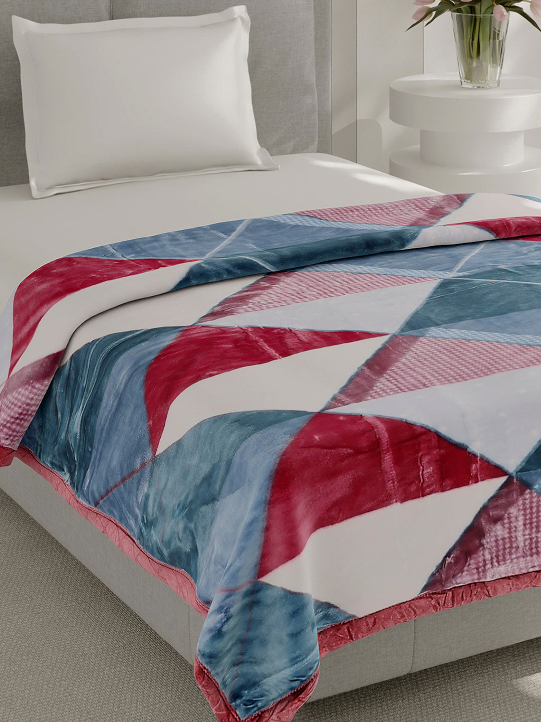 Printed Single Bed 2 Ply, 895 GSM Blanket for Heavy Winter - (Lavish Plus)